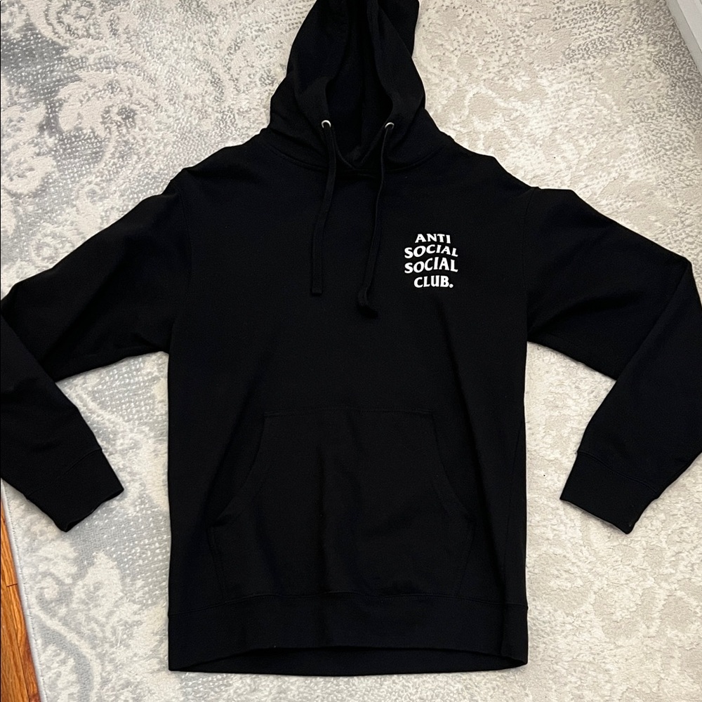 Anti social social club black hoodie